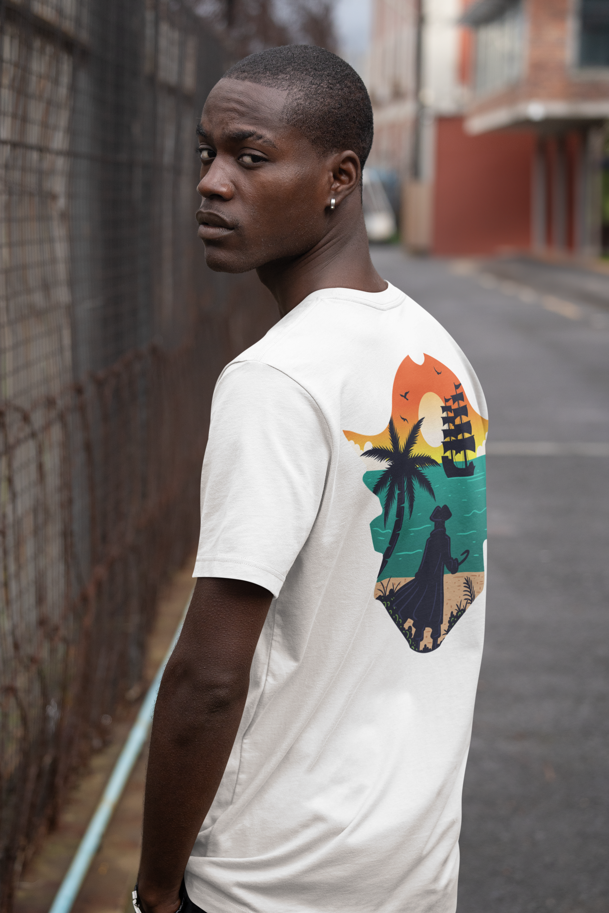 Oakhart Co. - Sunset Voyage Tee 🌊🏴☠️ Oakhart Co. - Sunset Voyage Tee 🌊🏴☠️