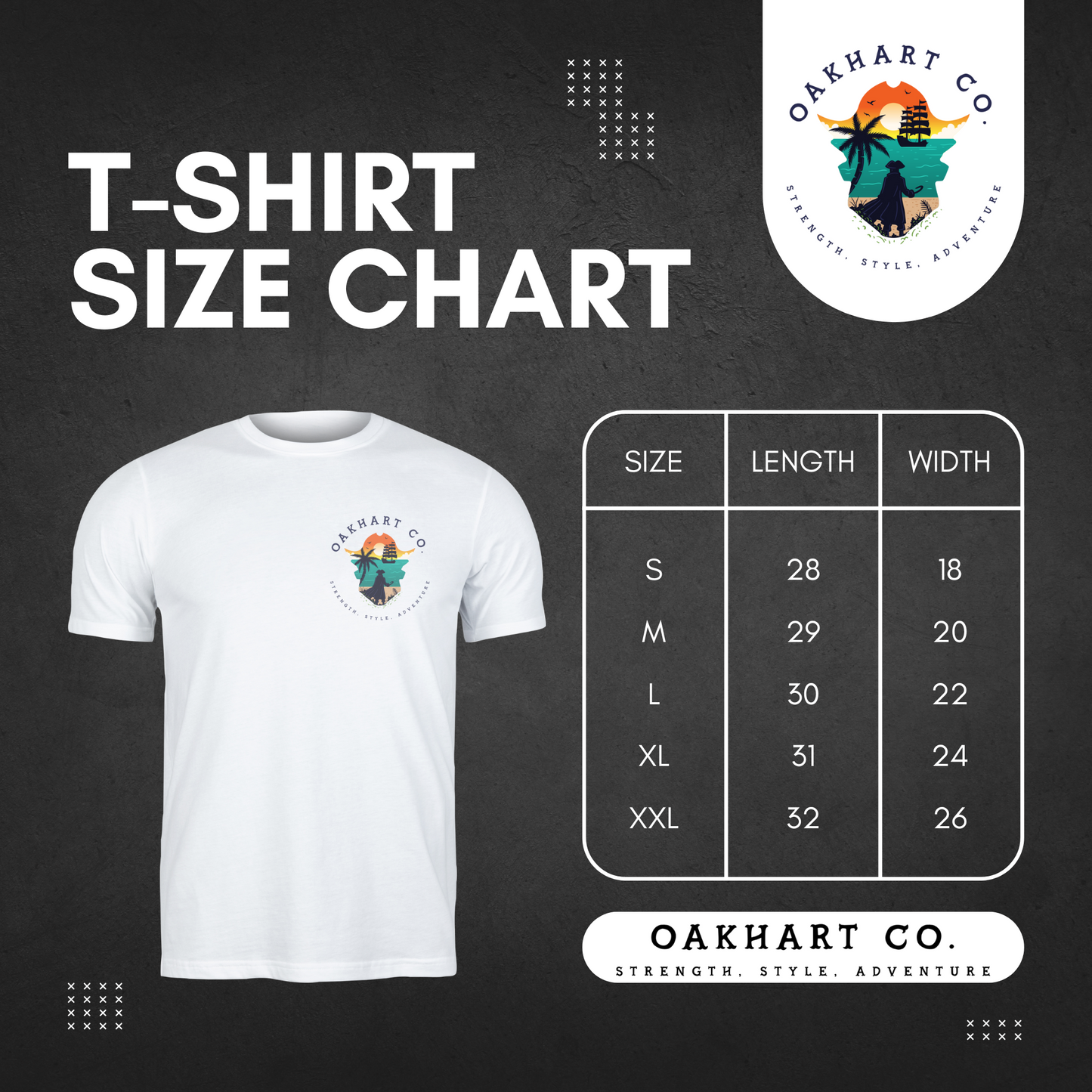 Oakhart Co. - Sunset Voyage Tee 🌊🏴‍☠️