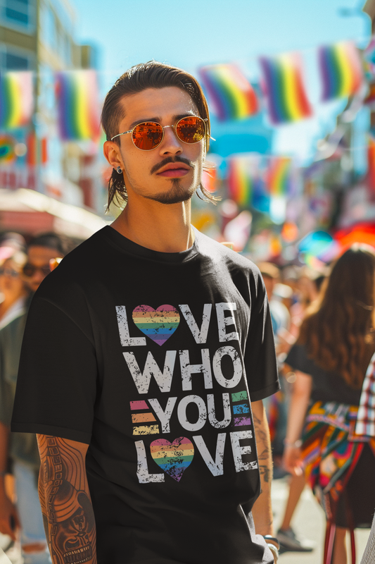 Love Who You Love T-Shirt | LGBTQ+ Pride Shirt