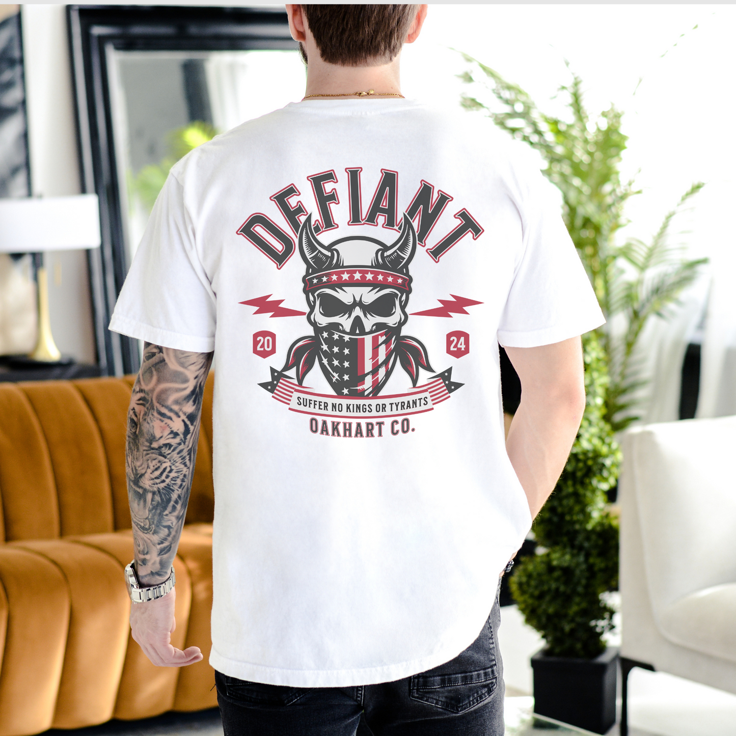 Defiant T-Shirt – Suffer No Kings or Tyrants