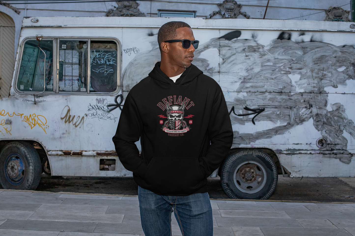 Defiant Hoodie – Suffer No Kings or Tyrants