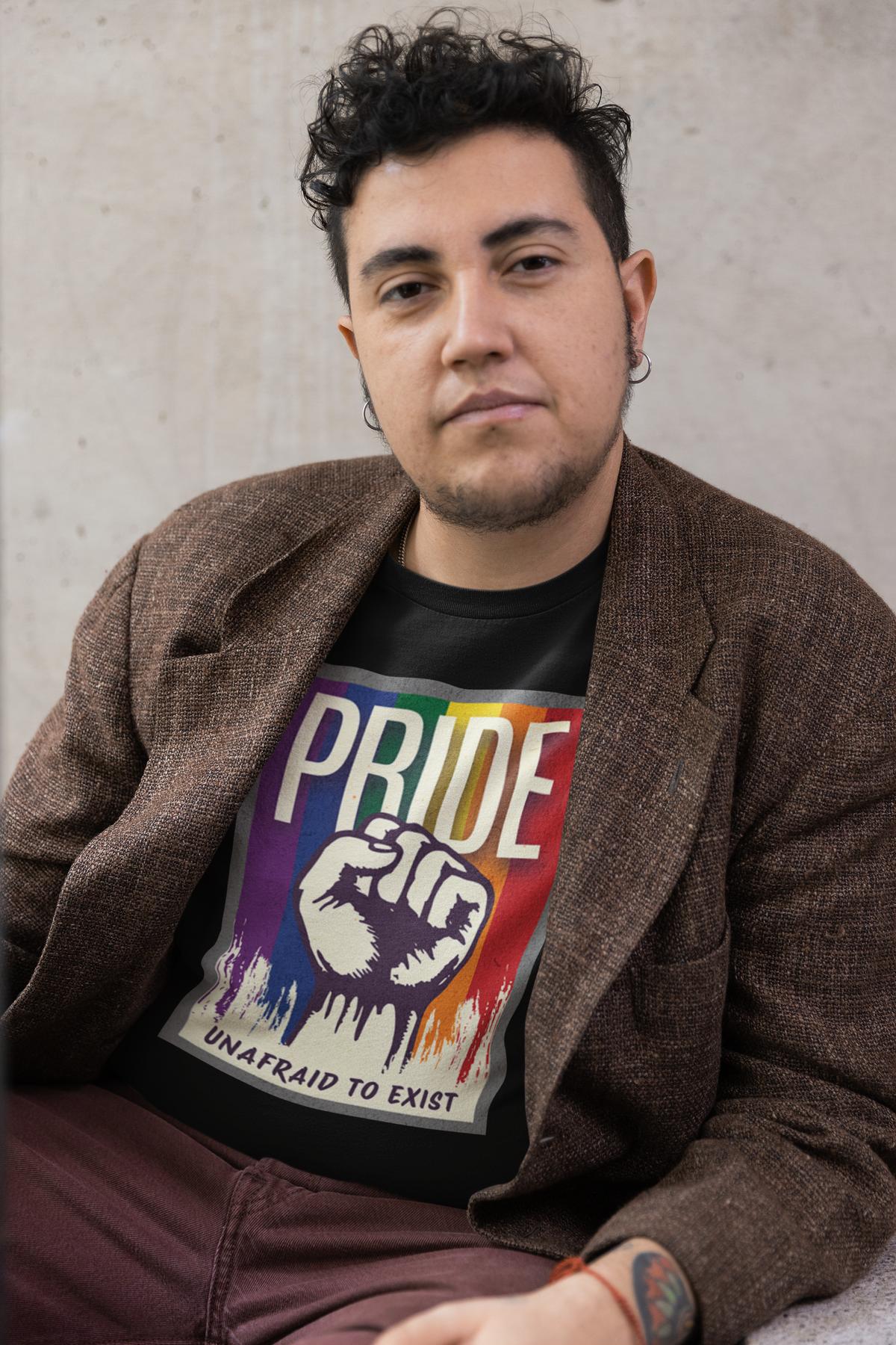 V2 | Unafraid to Exist T-Shirt | LGBTQ+ Pride 2026