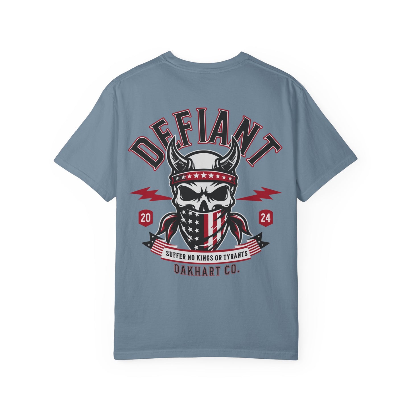 Defiant T-Shirt – Suffer No Kings or Tyrants